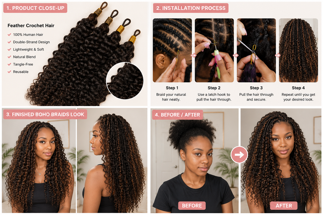 The Hidden Cost of Traditional Braiding Hair (And Why Many Women Are Switching to Feather Crochet Hair)