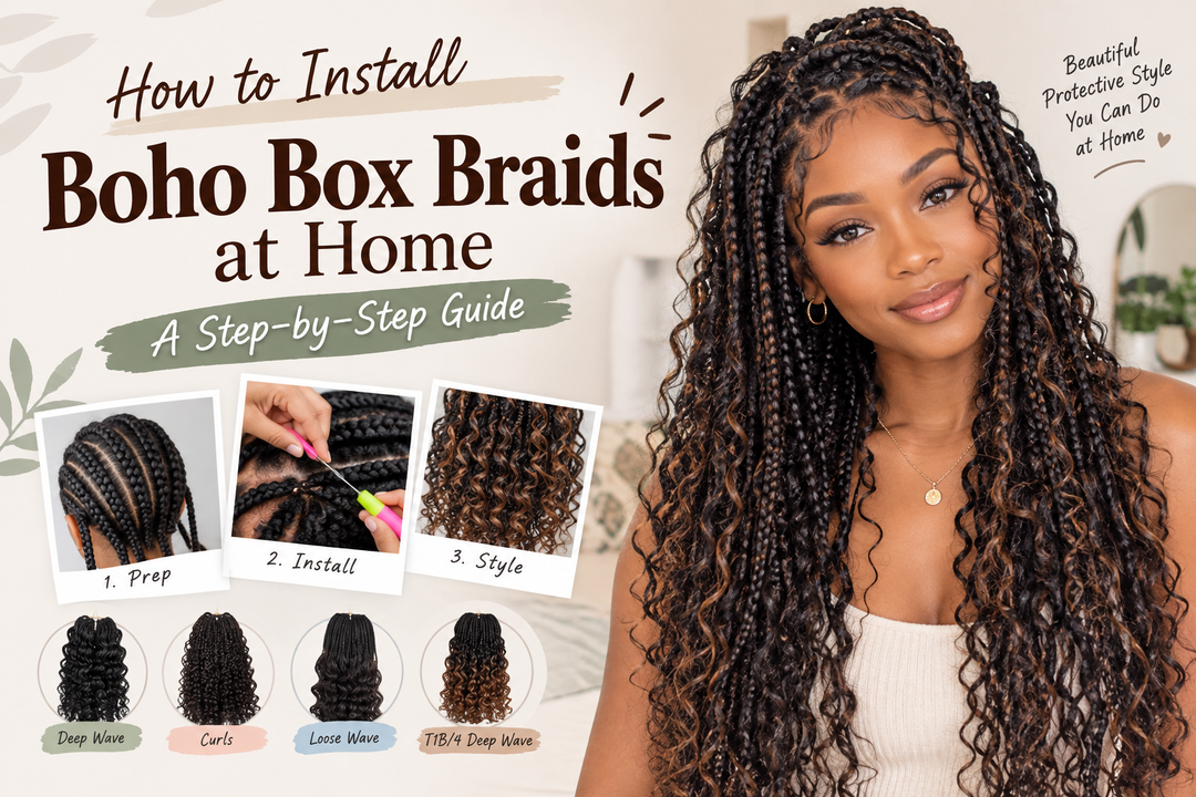 How to Install Boho Box Braids at Home: A Step-by-Step Guide