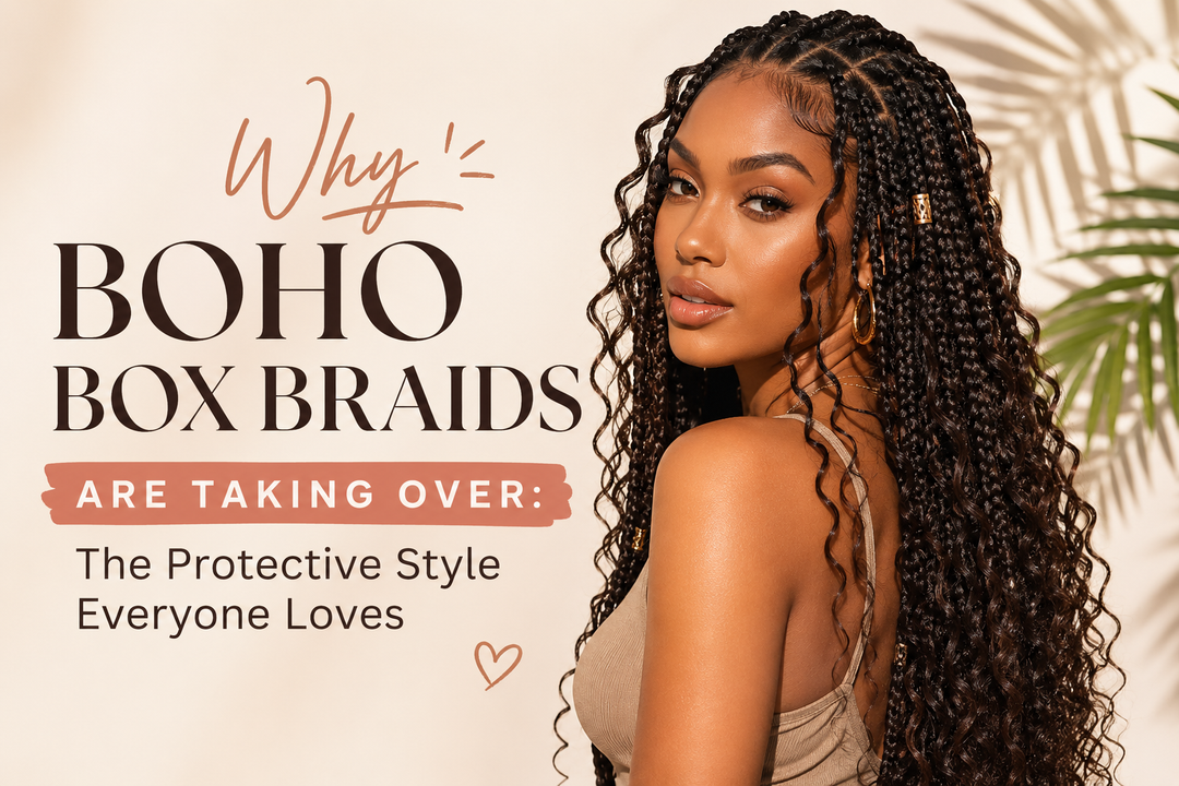 Why Boho Box Braids Are Taking Over: The Protective Style Everyone Loves
