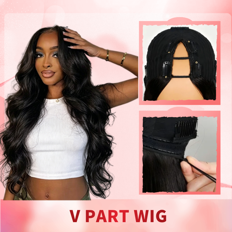 V Part Wigs