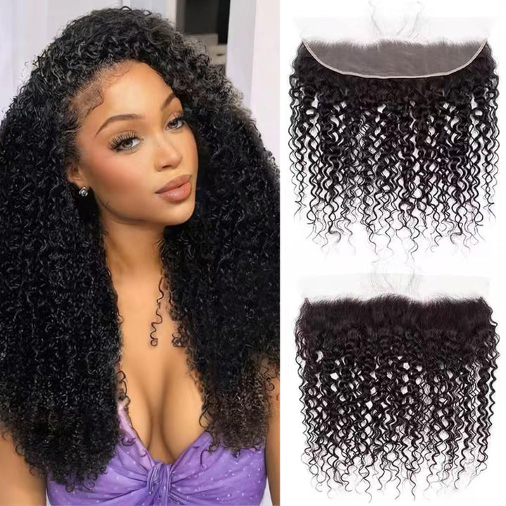 KRN 13X4 Invisible HD Lace Frontal Kinky Curly