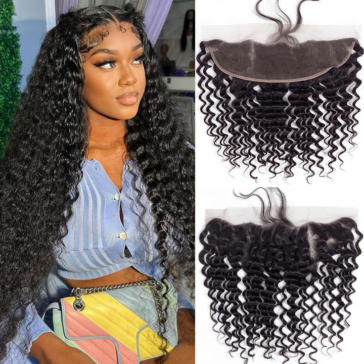 KRN 13X4 Invisible HD Lace Frontal Deep Wave