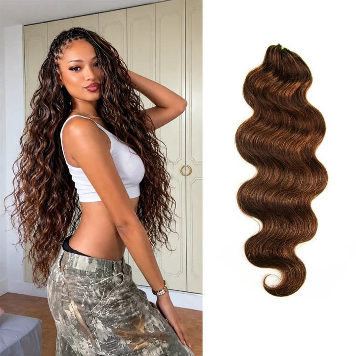 Body Wave #4 Human Crochet Hair