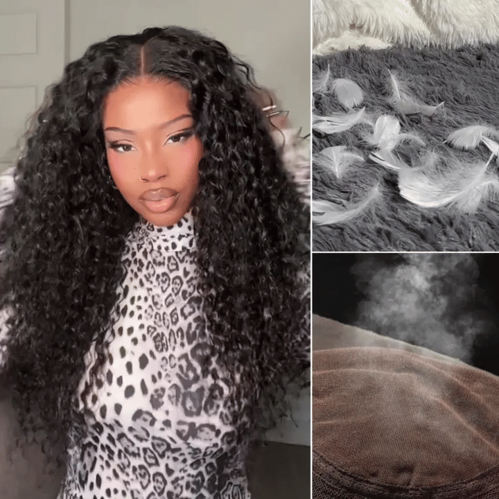 KRN Water Wave 5x5 HD Lace Closure Wig Human Hair