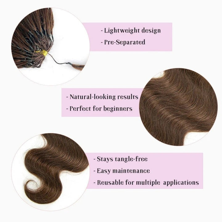 Body Wave #4 Human Crochet Hair