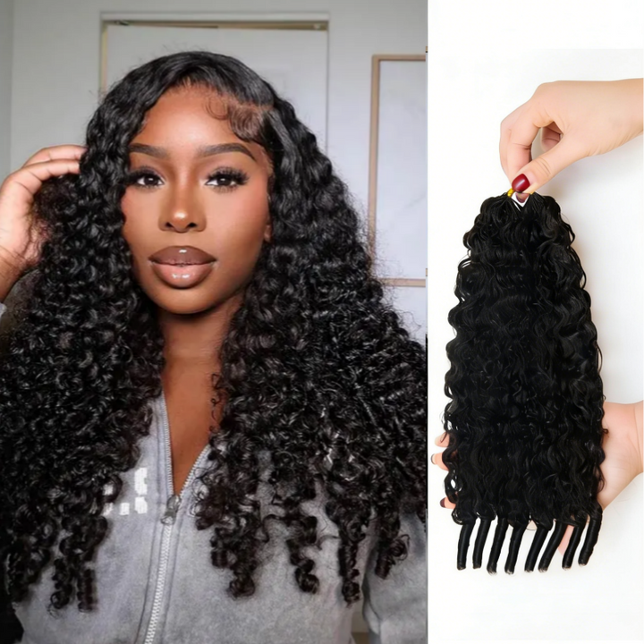 Burmese Curly Human Crochet Hair