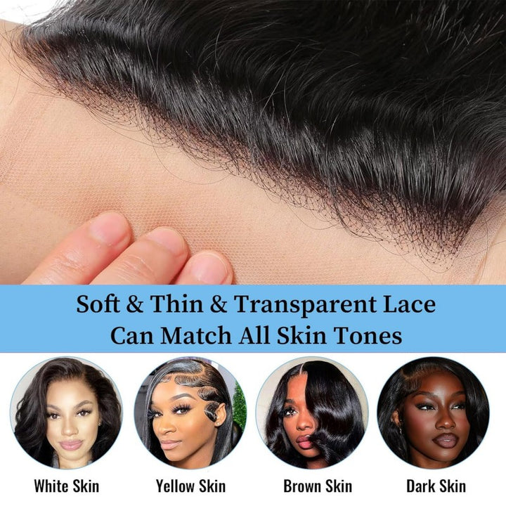 2x6 Invisible HD Lace Closure Deep Wave