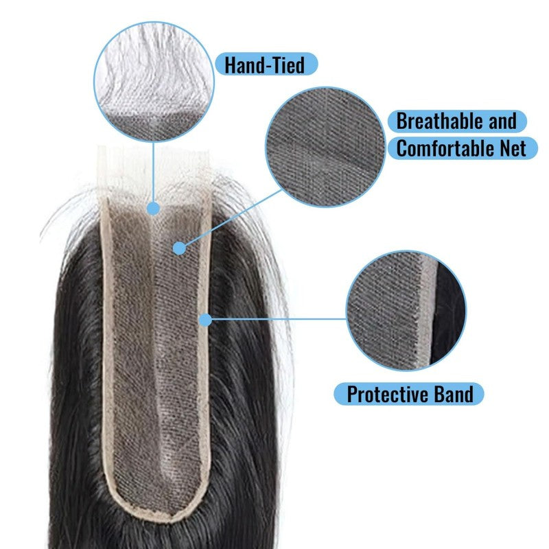 2x6 Invisible HD Lace Closure Deep Wave