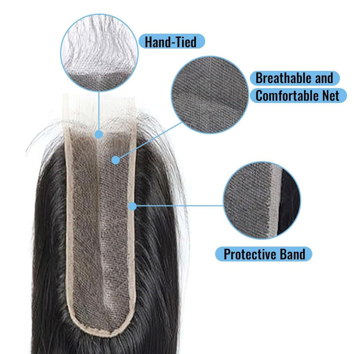 2x6 Invisible HD Lace Closure Deep Wave