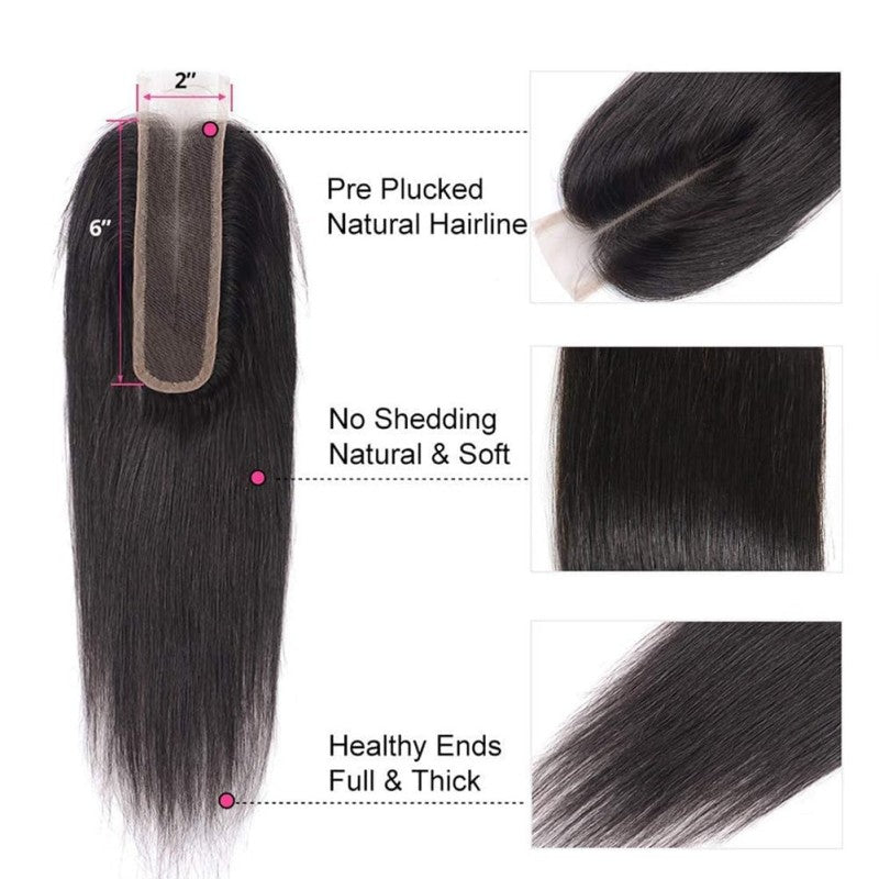 2x6 Invisible HD Lace Closure Straight