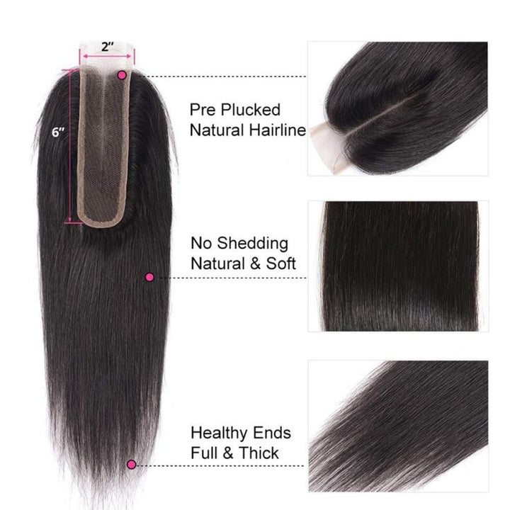 2x6 Invisible HD Lace Closure Straight