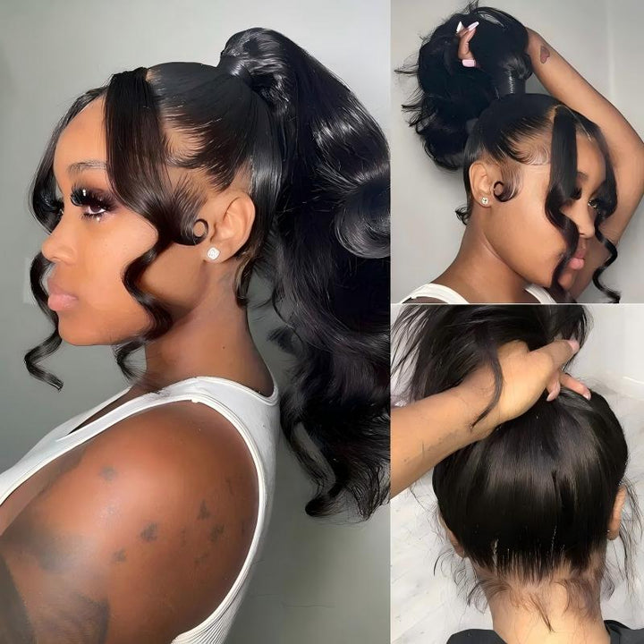 360 Invisible Strap HD Transparent Lace Wig Body Wave