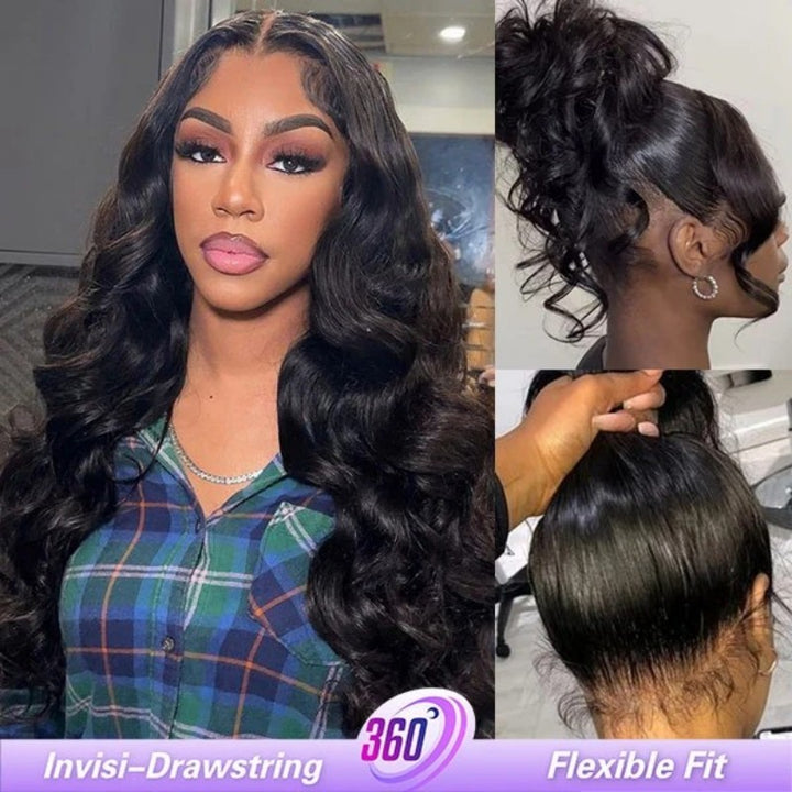 360 Invisible Strap HD Transparent Lace Wig Loose Wave