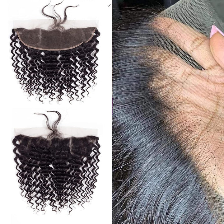 KRN 13X4 Invisible HD Lace Frontal Deep Wave