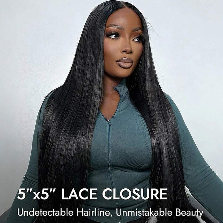 KRN Straight 5x5 HD Lace Closure Wig Human Hair