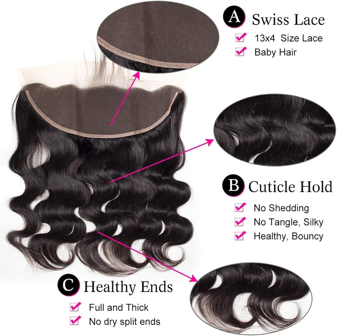 KRN 13X4 Invisible HD Lace Frontal Body Wave