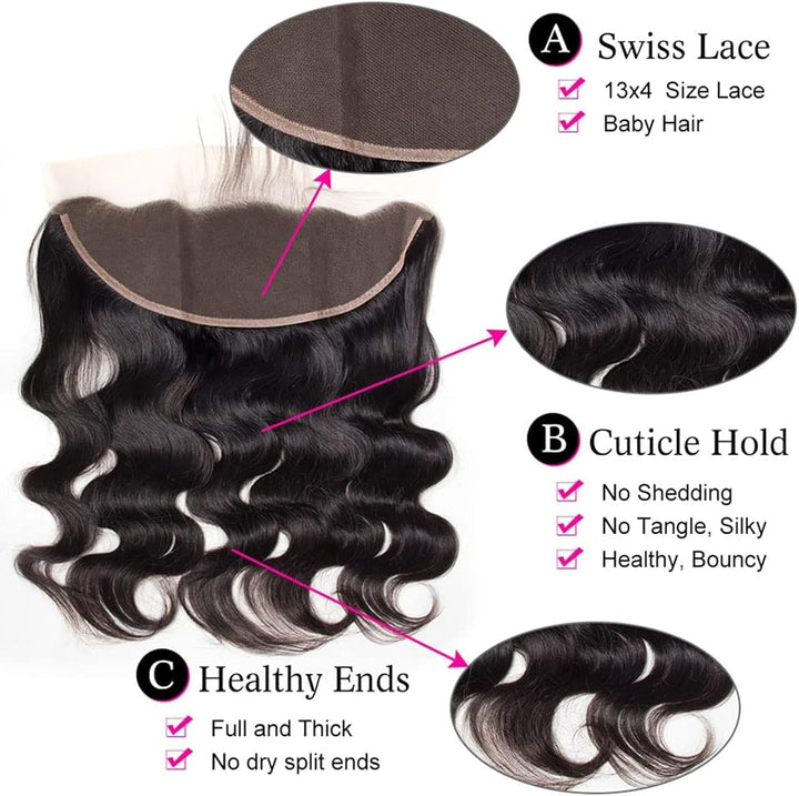 KRN 13X4 Invisible HD Lace Frontal Body Wave