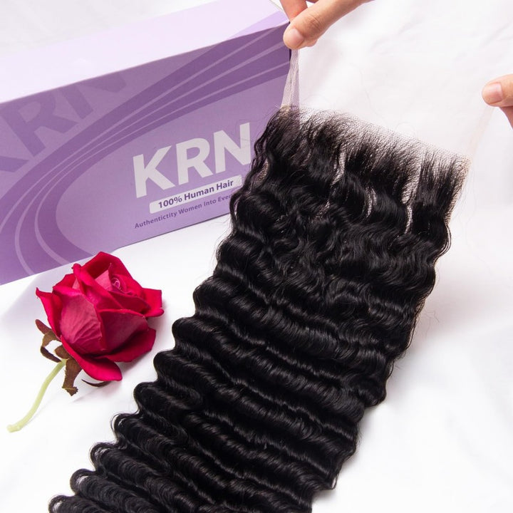 5X5 Invisible HD Lace Closure Deep Wave