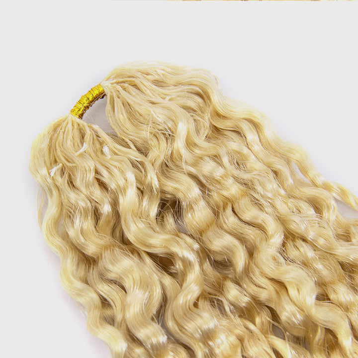 #613 Burmese Curly Human Crochet Hair