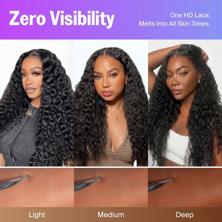 KRN Water Wave 13x6 HD Lace Full Lace Frontal Wig