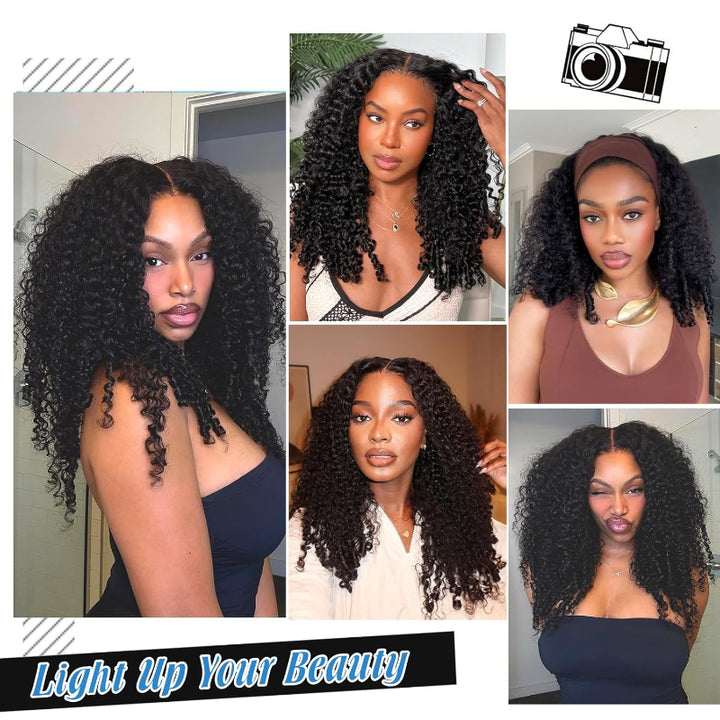 Burmese Curly Feather Crochet Real Human Hair Extensions human Crochet Hair Pre Looped