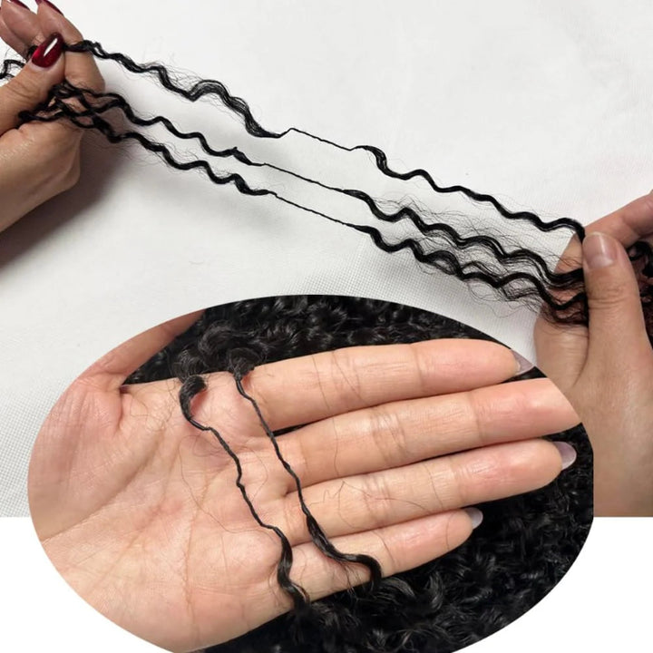 Afro Kinky Curly Human Crochet Hair