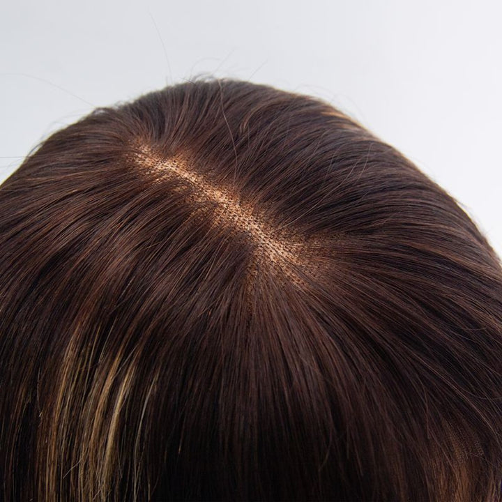Ash Blonde Highlight Yaki Straight Short Curly Bob HD Transparent Lace Wig