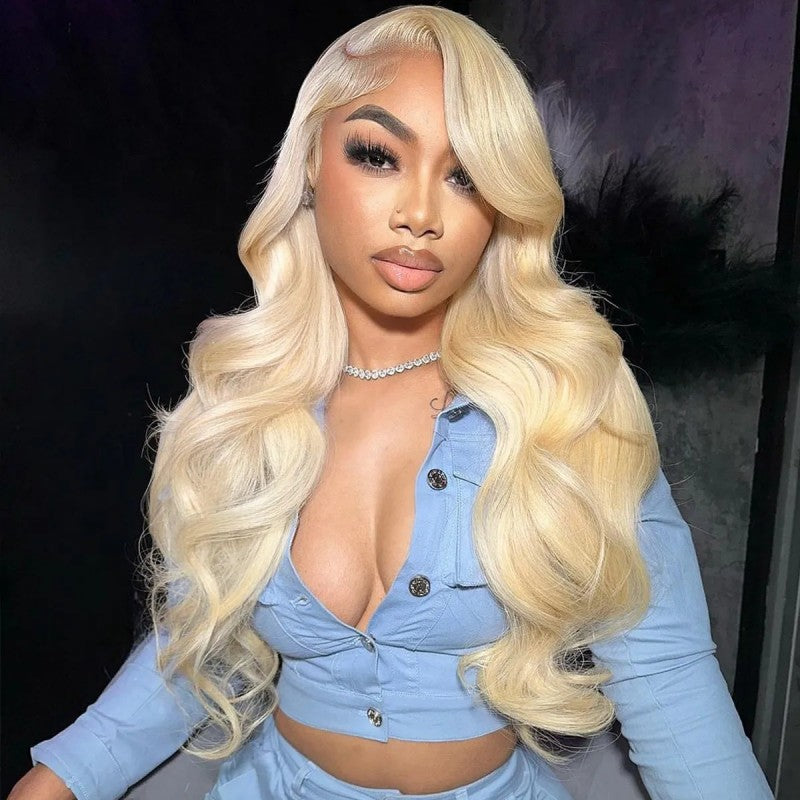 Body Wave 13x6 Transparent Lace 613 Full Lace Frontal Wig