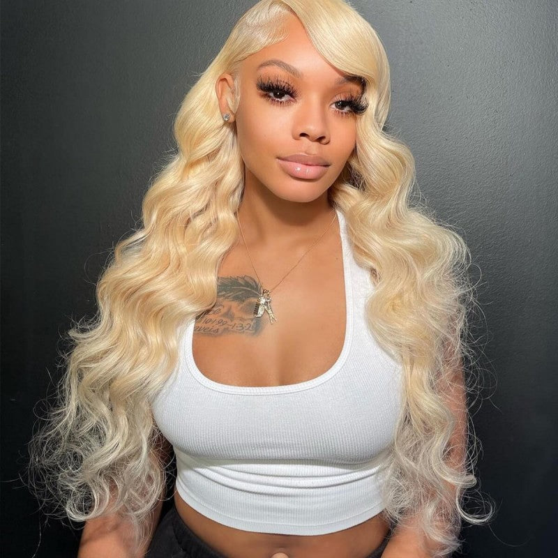 Body Wave 13x6 Transparent Lace 613 Full Lace Frontal Wig