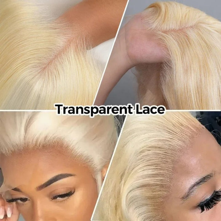 Body Wave 13x6 Transparent Lace 613 Full Lace Frontal Wig