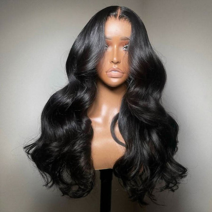 Body Wave 5x5 Transparent Lace Closure Wig Human Hair