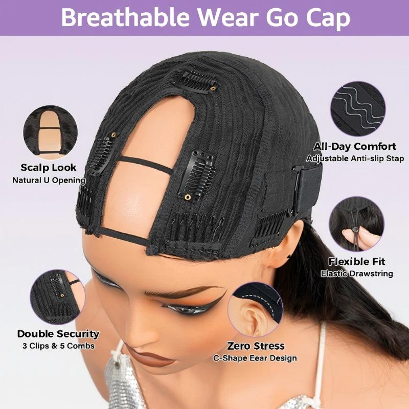 Body Wave Glueless U Part Wig