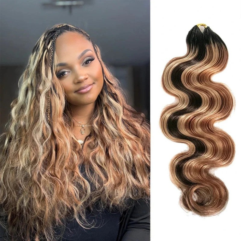 Body Wave T1B/4/27/30 Human Crochet Hair