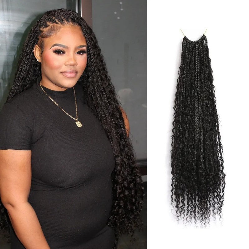 Curls Crochet Boho Box Braids