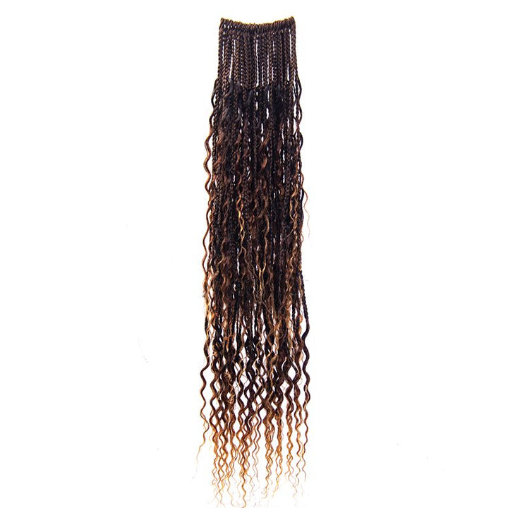 Curls Ombre T1B/27 Crochet Boho Box Braids