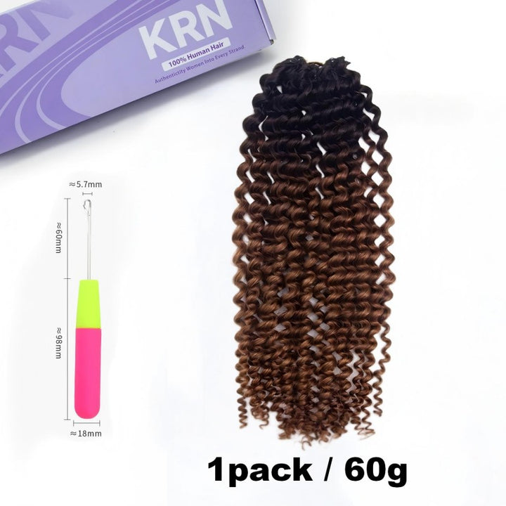 Deep Curly Ombre T1B/30 Human Crochet Hair