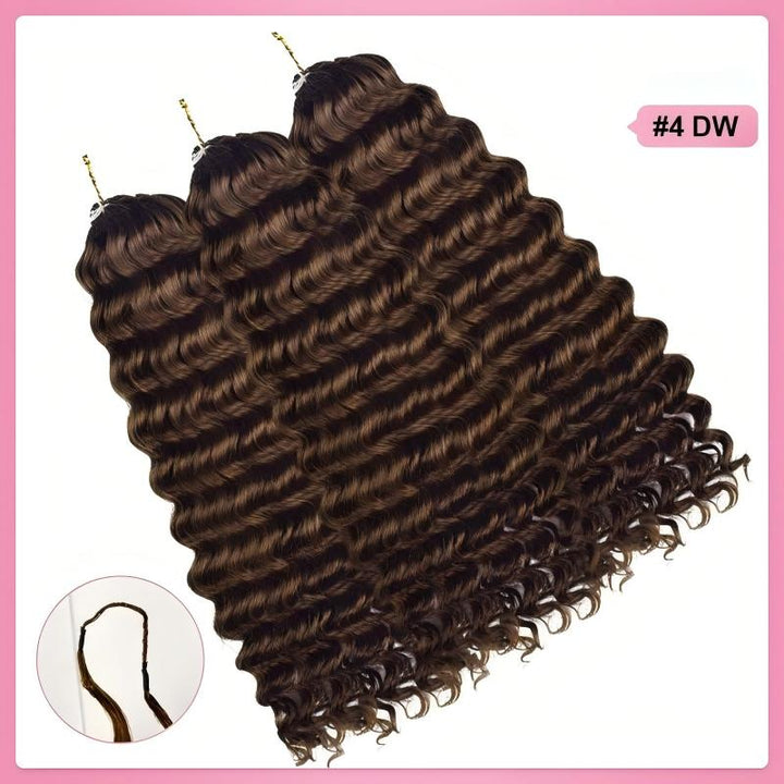 Deep Wave #4 Human Crochet Hair