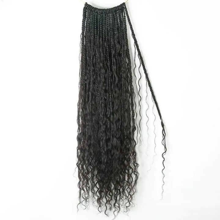 Deep Wave Crochet Boho Box Braids