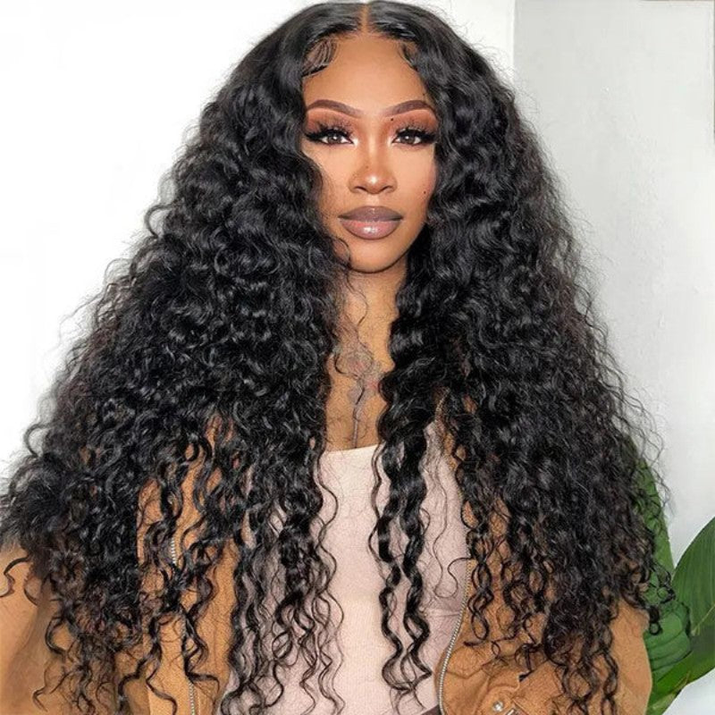 Deep Wave Glueless U Part Wig