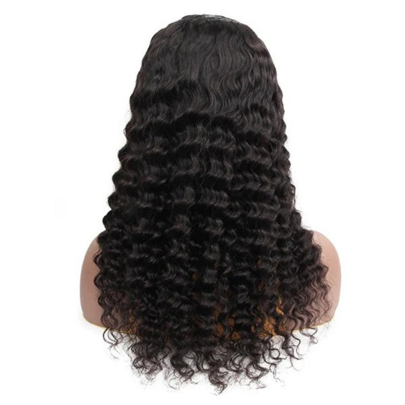 Deep Wave Glueless U Part Wig