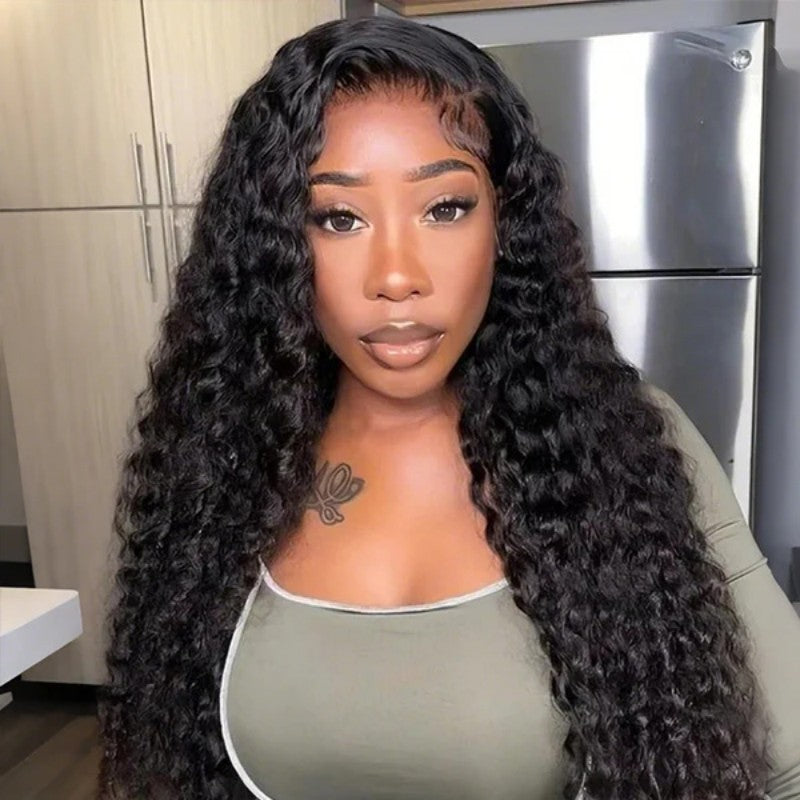 Deep Wave HD Lace 13x6 Full Frontal Wig