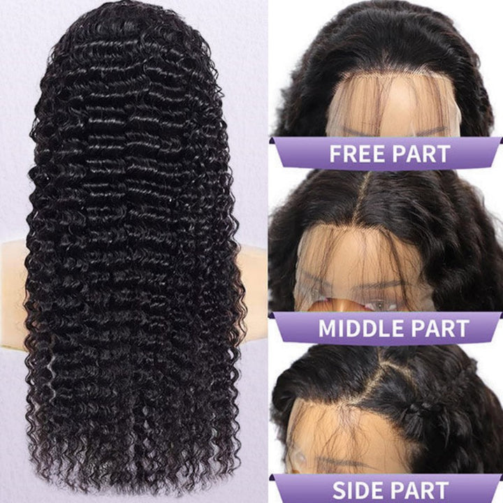 Deep Wave HD Lace 13x6 Full Frontal Wig