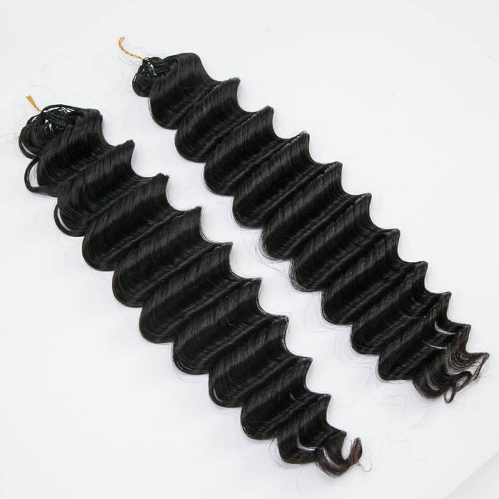 Deep Wave Human Crochet Hair
