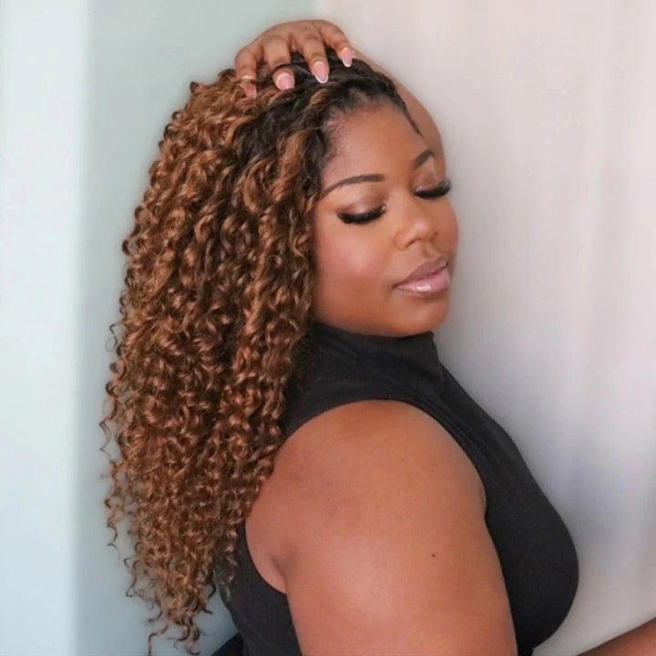 Deep Wave T1B/30 Human Crochet Hair