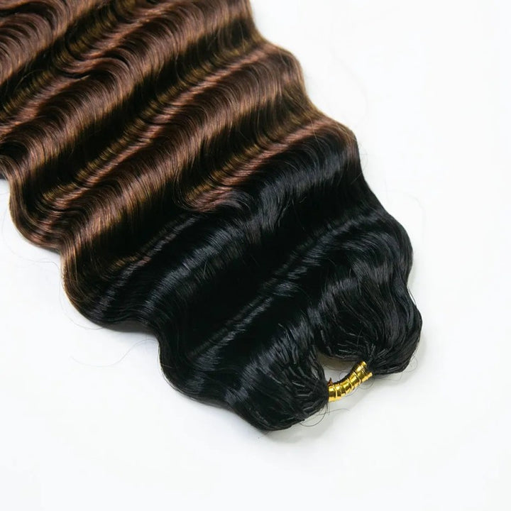 Deep Wave T1B/30 Human Crochet Hair