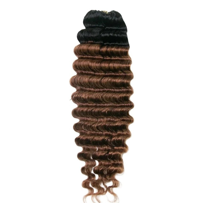 Deep Wave T1B/30 Human Crochet Hair