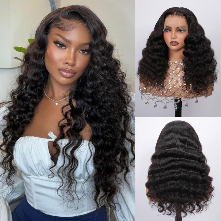 Full Lace Wig Transparent Lace Loose Wave