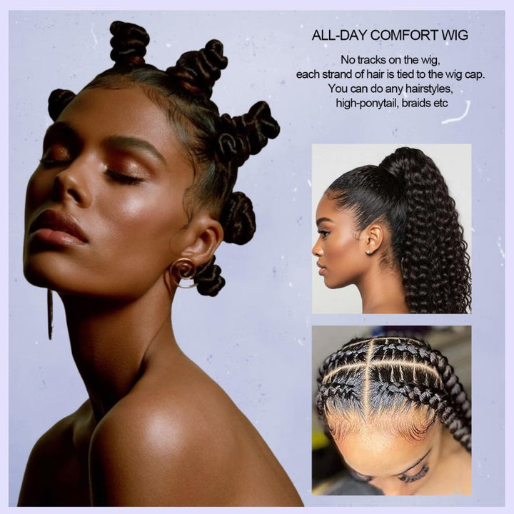 Full Lace Wig Transparent Lace Loose Wave