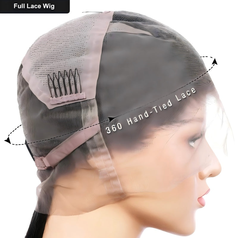 Full Lace Wig Transparent Lace Straight