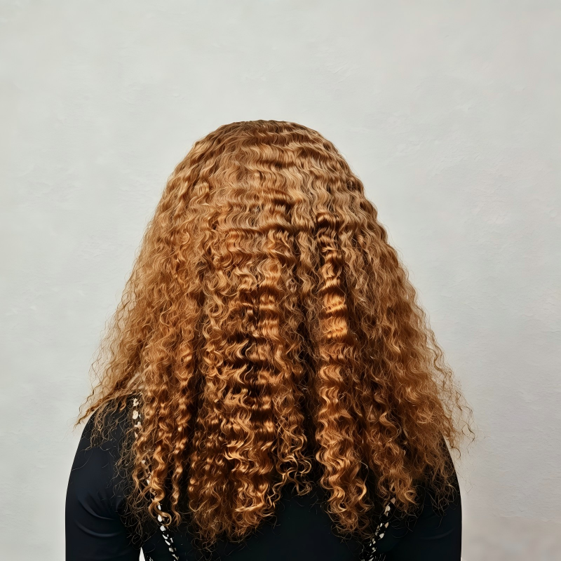 HC Wig #30 Burmese Curly Half Wig Crochet Braid Hair